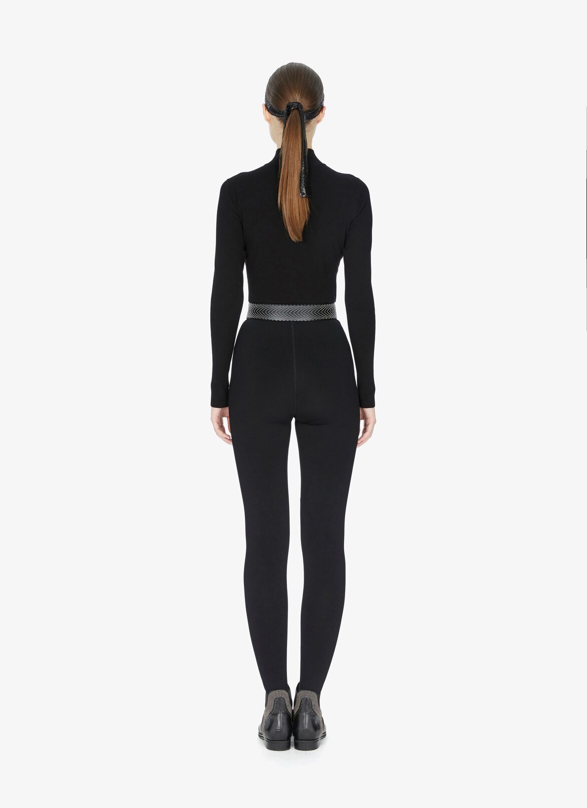 BELT CUIR LUX CASCADE BLACK ALAÏA BLACK  BELT CUIR LUX CASCADE BLACK